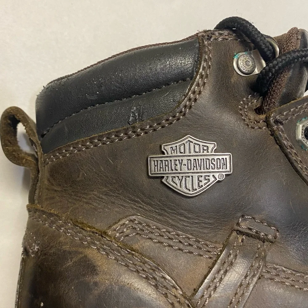 Harley-Davidson Men’s Ruskin 5-In Motorcycle Boots Size 7.5M Brown Biker Riding
